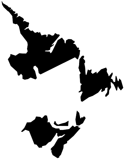 Atlantic Canada outline